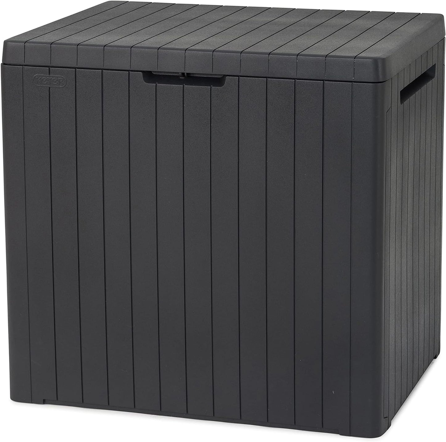 City Outdoor Storage Box Garden Furniture 57.8 x 44 x 55 cm - Dark Grey