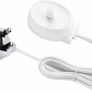 Electric Toothbrush Charger for O-ral B UK, Electric Toothbrush Replacement Charger Base Compatible with O-ral B Type 3757 Charging Base with 1.5M Cable, UK 3 Pin Plug Toothbrush Charger