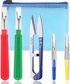 4 Pcs Seam Ripper, Big and Small Stitching Thread Unpicker, Thread Cutter Remover, Seam Rippers for Sewing, Stitch Ripper with Scissor, Storage Bag, for Sewing Needlework DIY Craft Visit the luokefe Store