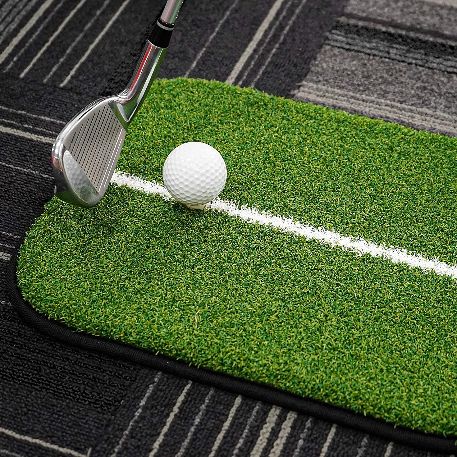 Golf Mats, Turf Golf Hitting Mat, 14.5"X10.6" Portable Mini Golf Hitting Mat, Professional Golf Fairway Strike Hitting Mat for Garden/Backyard, Indoor & Outdoor