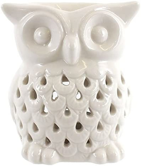 White Owl Ceramic Oil Burner