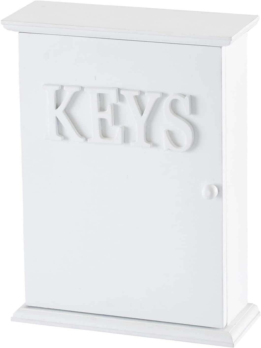 Crisp White Key Cabinet Storage