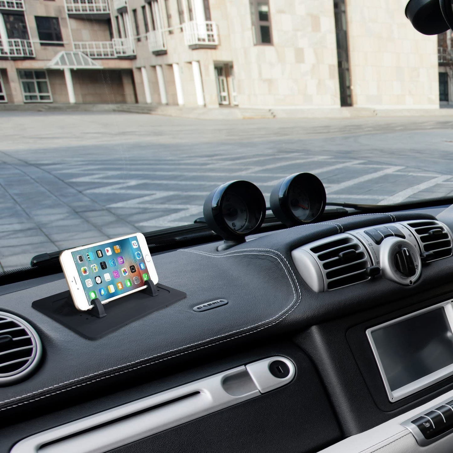 Dashboard Car Phone Mount Holder Dash Mat Non-Slip Silicone Pad Cell Phone Sat Nav Holder Car Cradle Mount All Vehicles Phones GPS