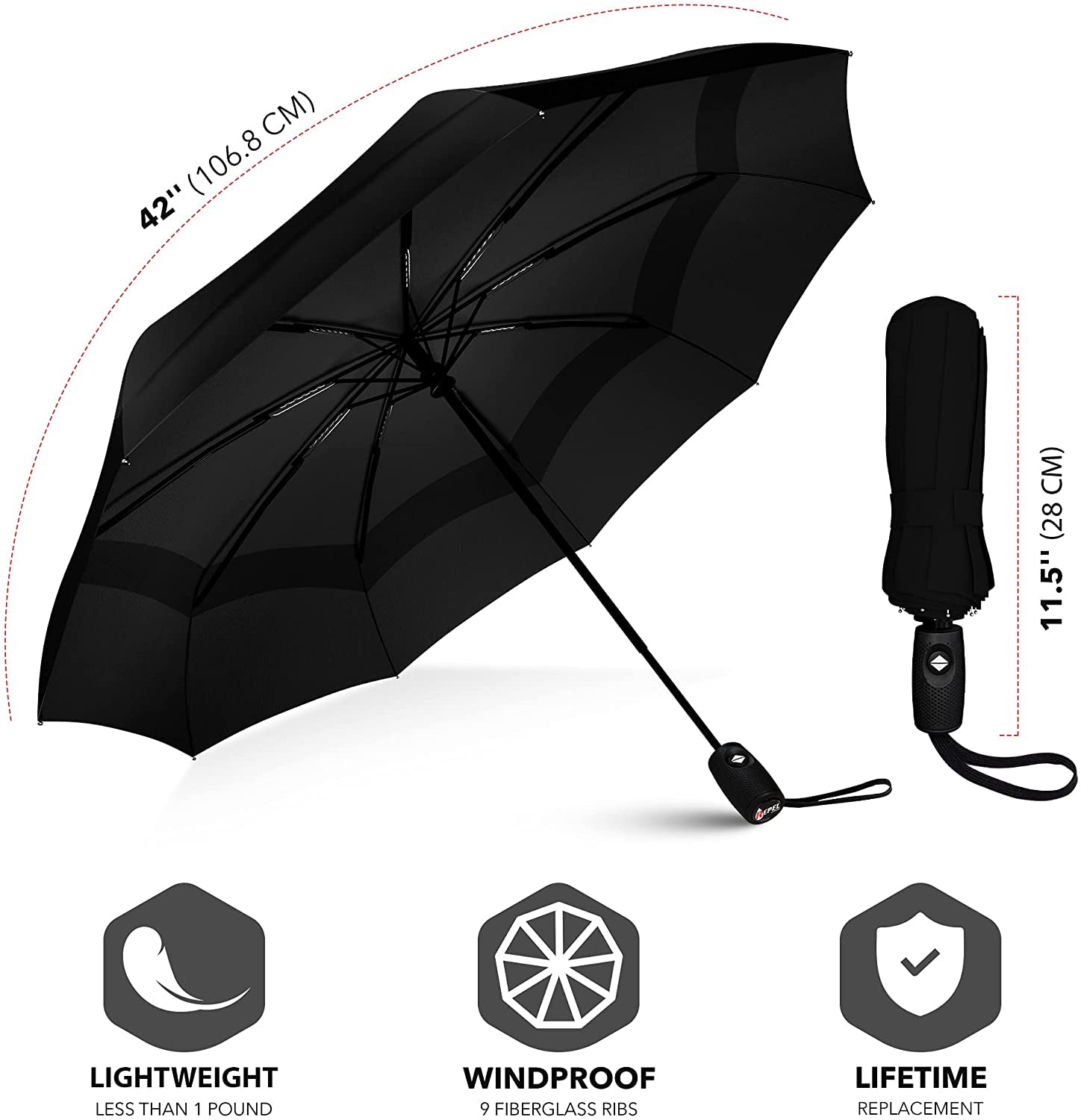 Strong cheap travel umbrella