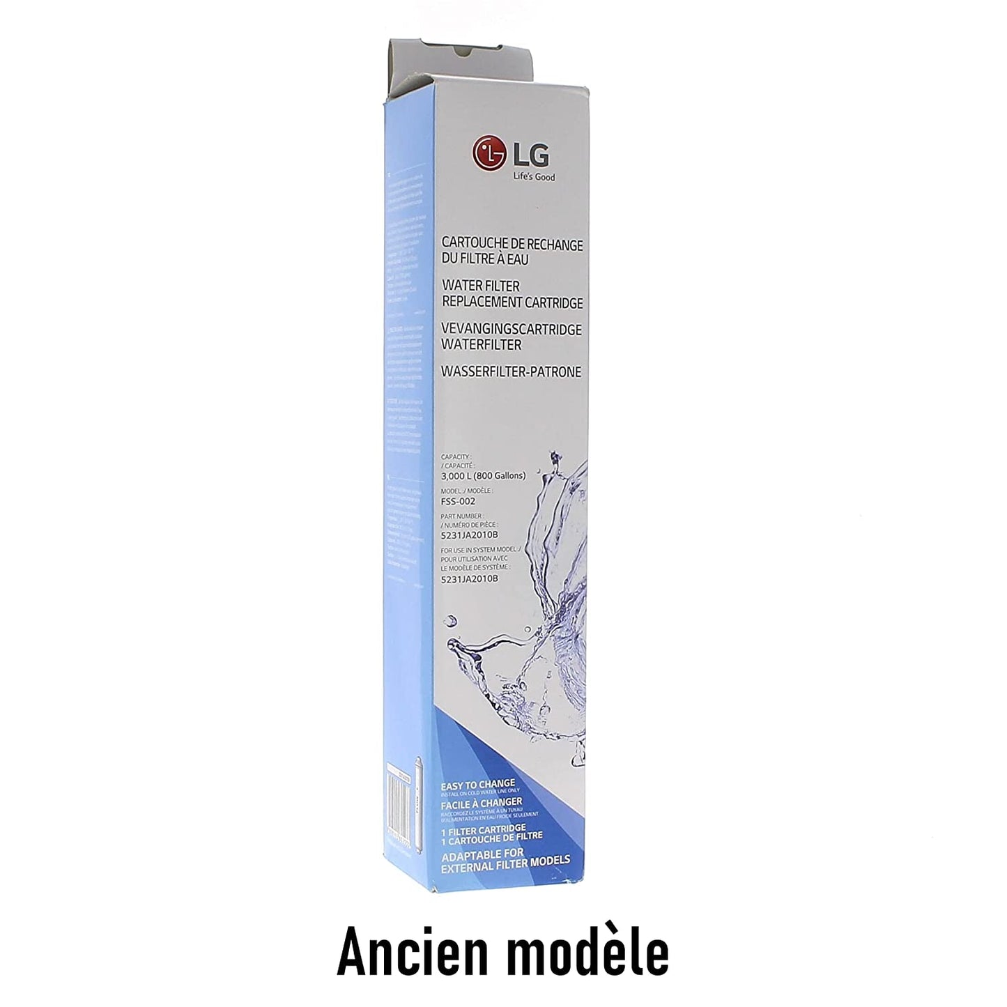 ADQ73693901 Replacement Refrigerator 'Push Fit Fitting' Fridge Water Filter Cartridge for Bosch Fridge Freezers