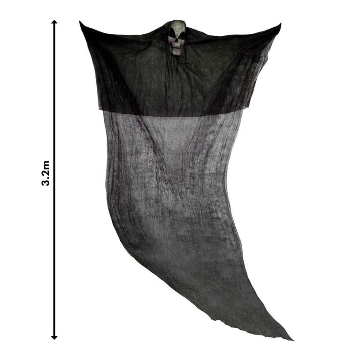 Giant Hanging Ghost - Black 5m