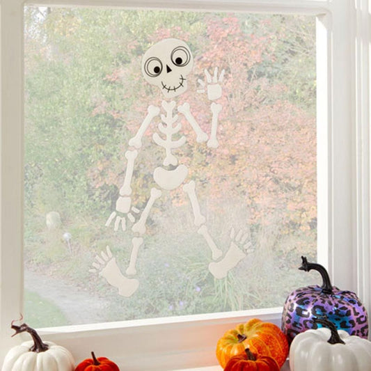 Skeleton Gel Window Cling