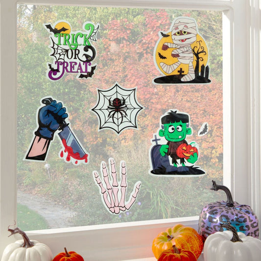 Gel Window Stickers - 18cm - Assorted