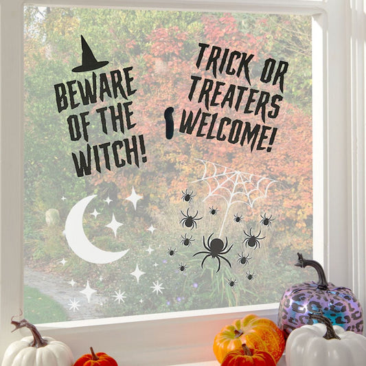 Trick or Treat Window Clings (4pk)