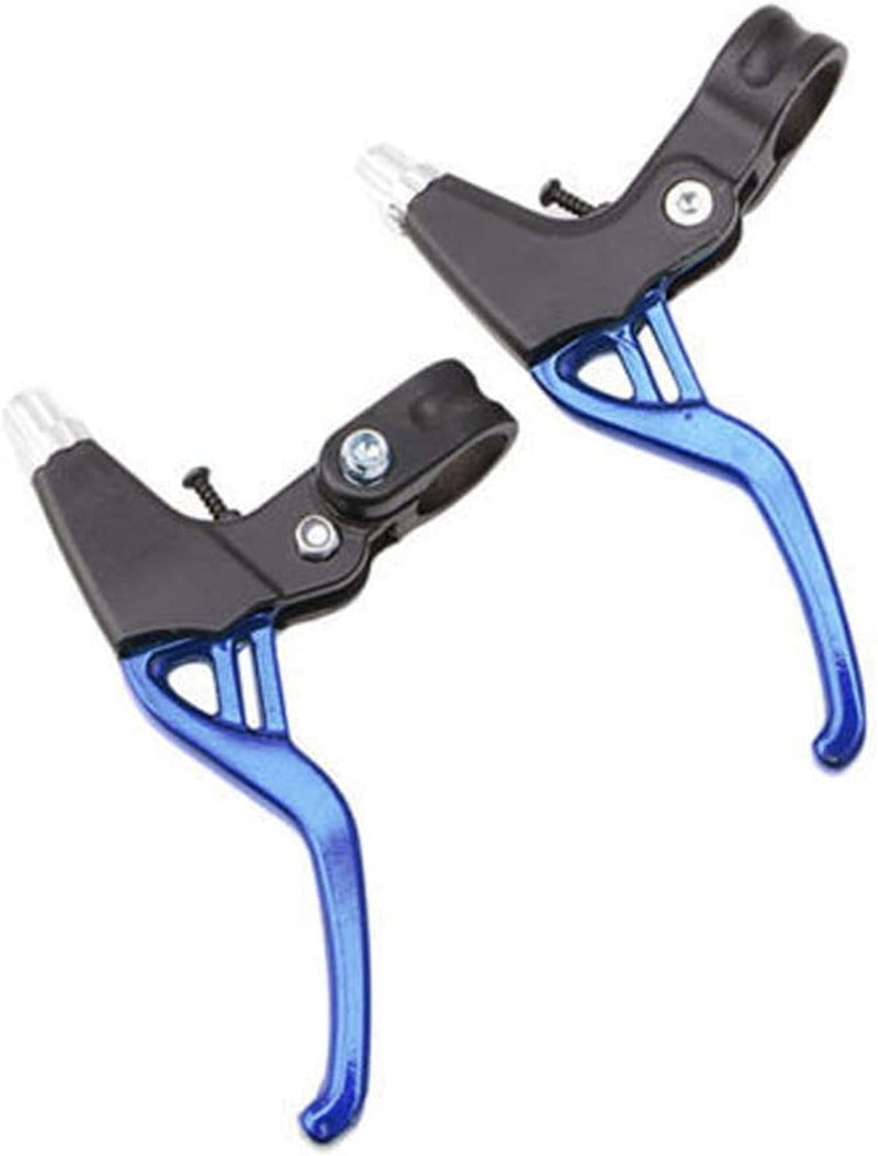 Mountain Bike Brake Lever, a Pair of Bicycle Handle Brake Aluminum Alloy Bicycle Brake Cover 2 Colors