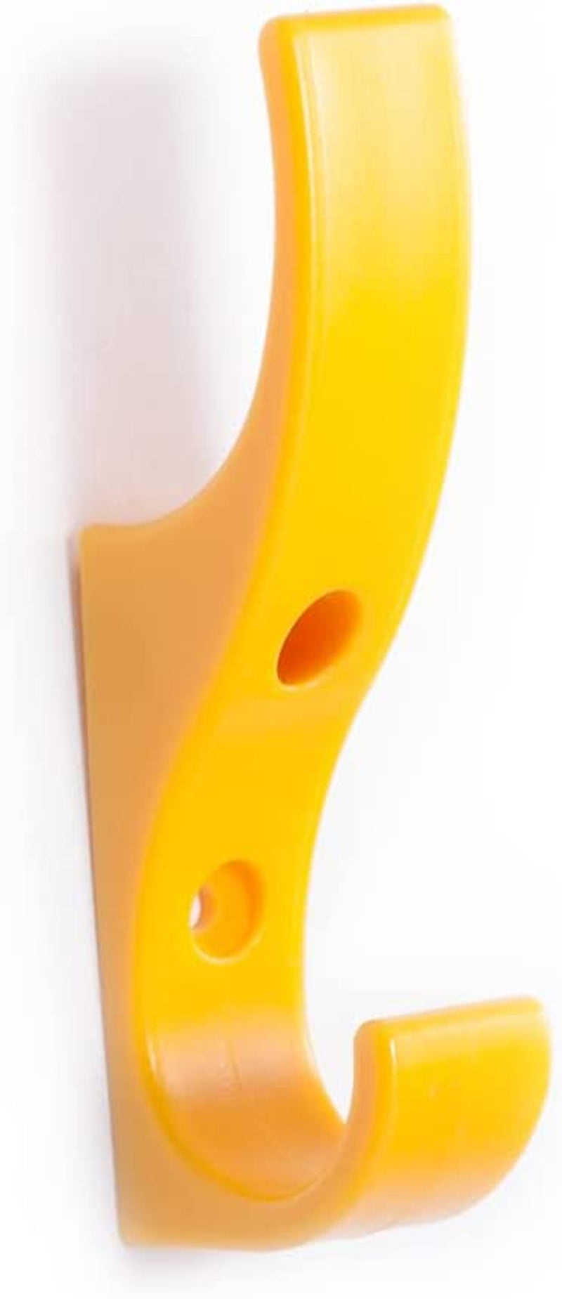 Unbreakable Durable Mini Plastic Safety Bag Hat & Coat Wall Mounted Hooks for Schools, Home and Work 5 Pack RAINBOW