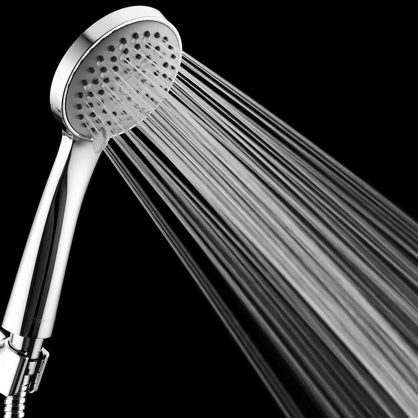Shower Head, Low Water Pressure Boosting Handheld Shower Head High Pressure Water Saving 3 Powerful Spray Settings for Bathroom – Chrome