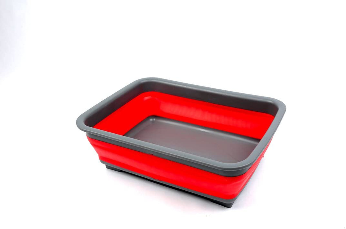 Collapsible Washing up Bowl - Ideal for Camping (Colours May Vary)