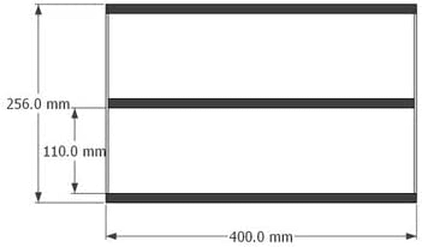 Acrylic Display Case Collectibles Display Shelf Two Layers with Solid Wood/White Base Display Boxes for Collectibles Dustproof Protection Showcase (40X10X27.7Cm / 15.7X3.9X10.9Inch, Black)