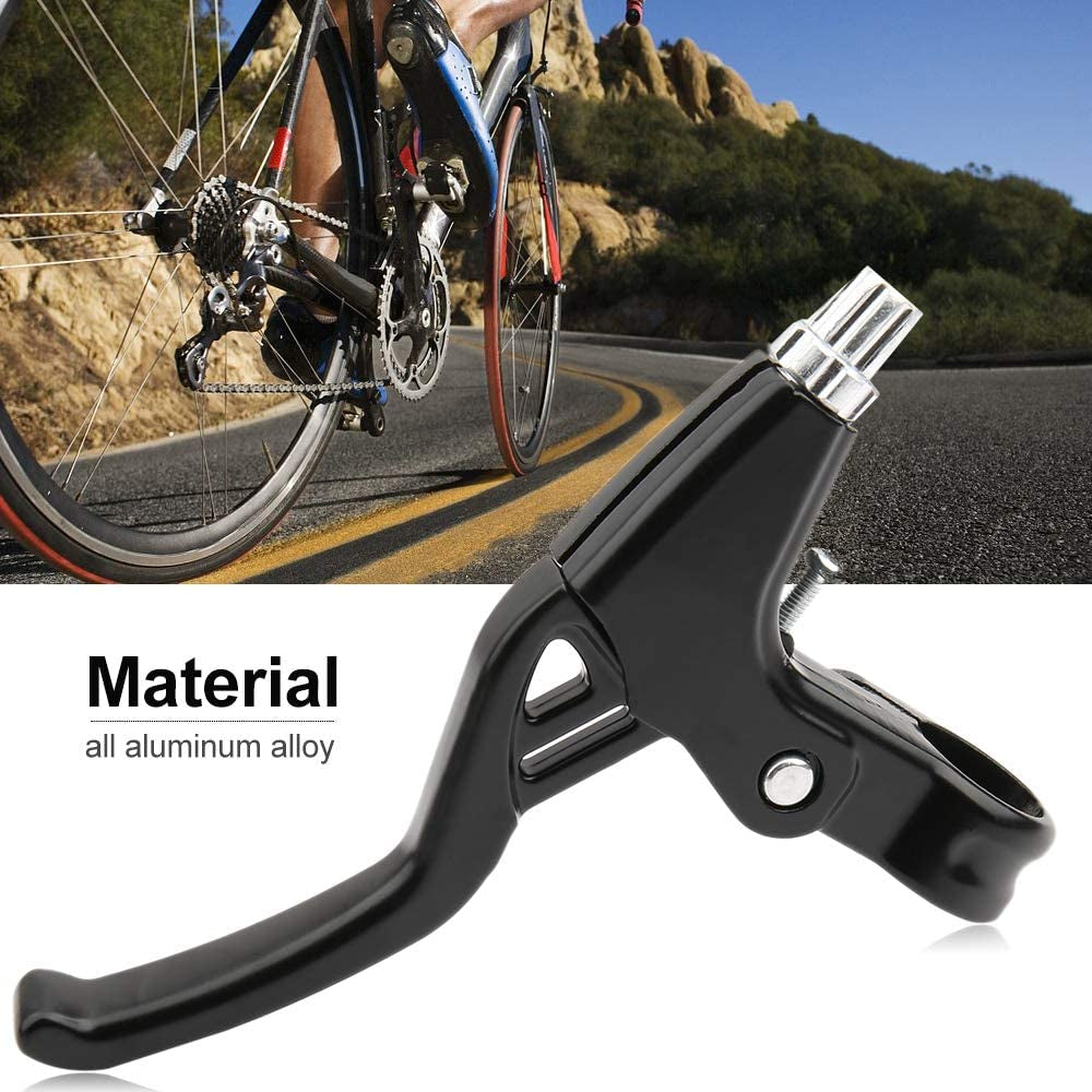 Bicycle Brake Levers Hand Brakes for Bicycles Bike, Aluminium Alloy MTB Bike Bicycle Cycling Brake Level Handles (Black)