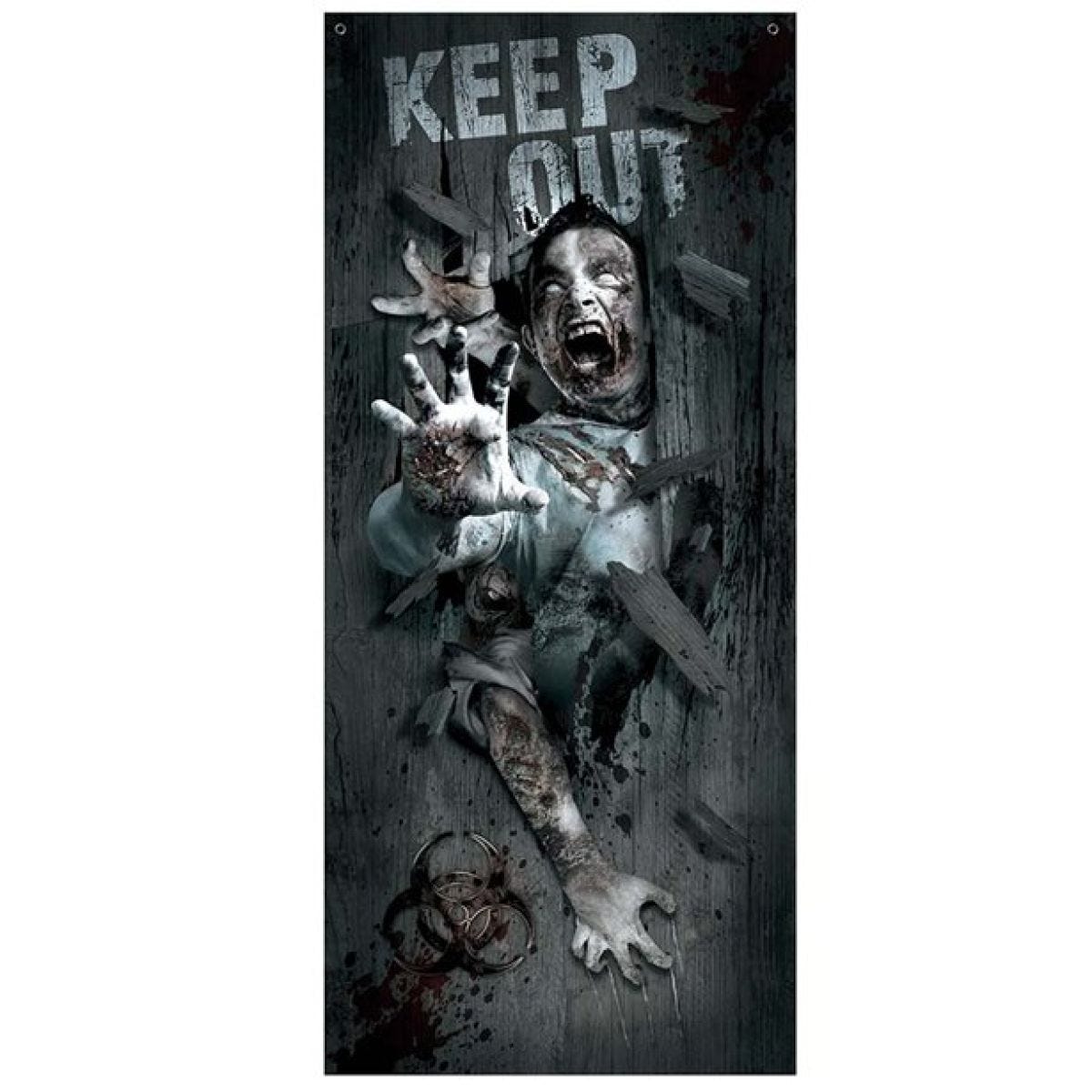 Zombie Attack Door Decoration -80cm x 1.8m