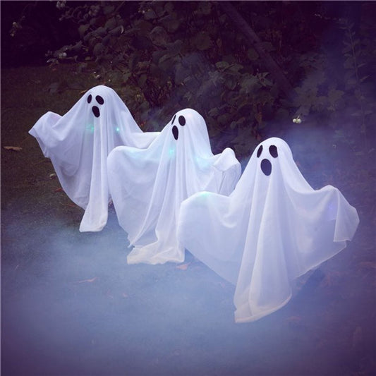 Light Up Ghost Path Markers - 50cm (3pk)