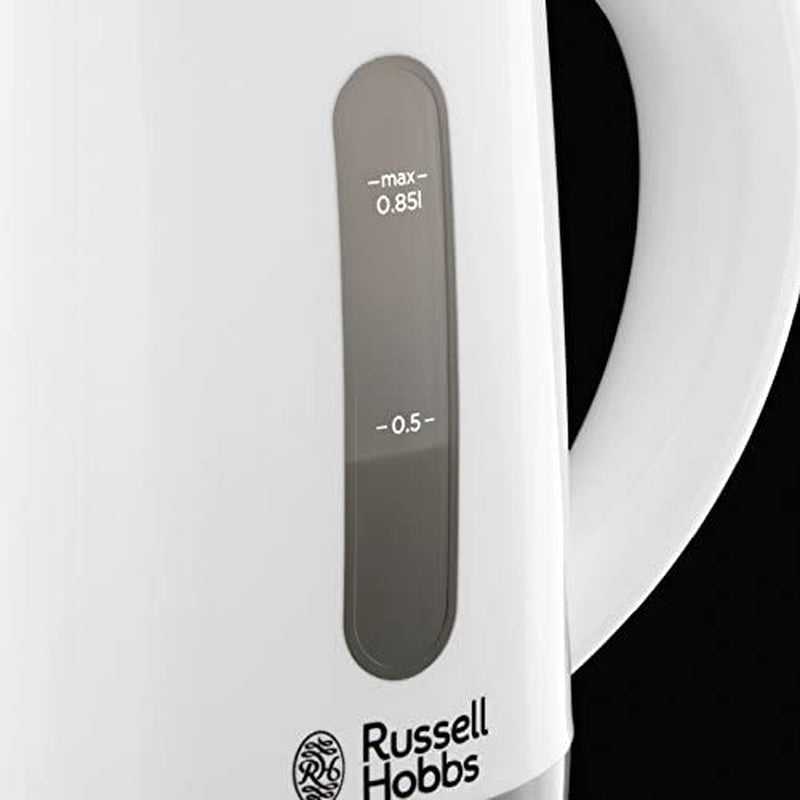 23840 Compact Travel Electric Kettle, Plastic, 1000 W, White