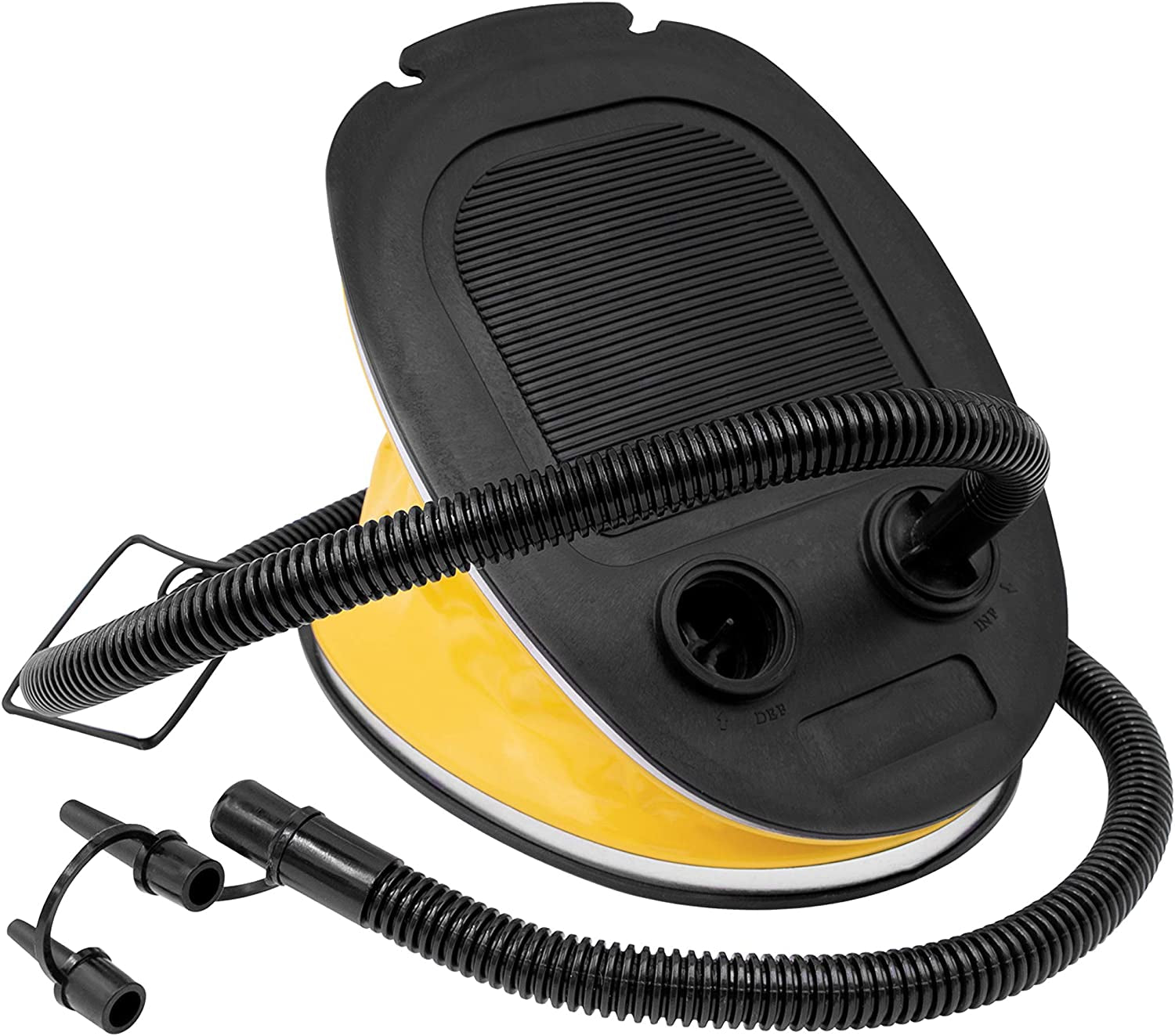 85830 5-Litre Foot Operated Air Pump / Suitable for All Inflatables / Includes 2 Nozzles / Lightweight & Portable / 26.5Cm X 18.5Cm