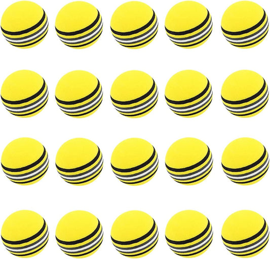 20Pcs Practice Golf Balls Soft Foam Golf Ball Sponge Golf Training Ball