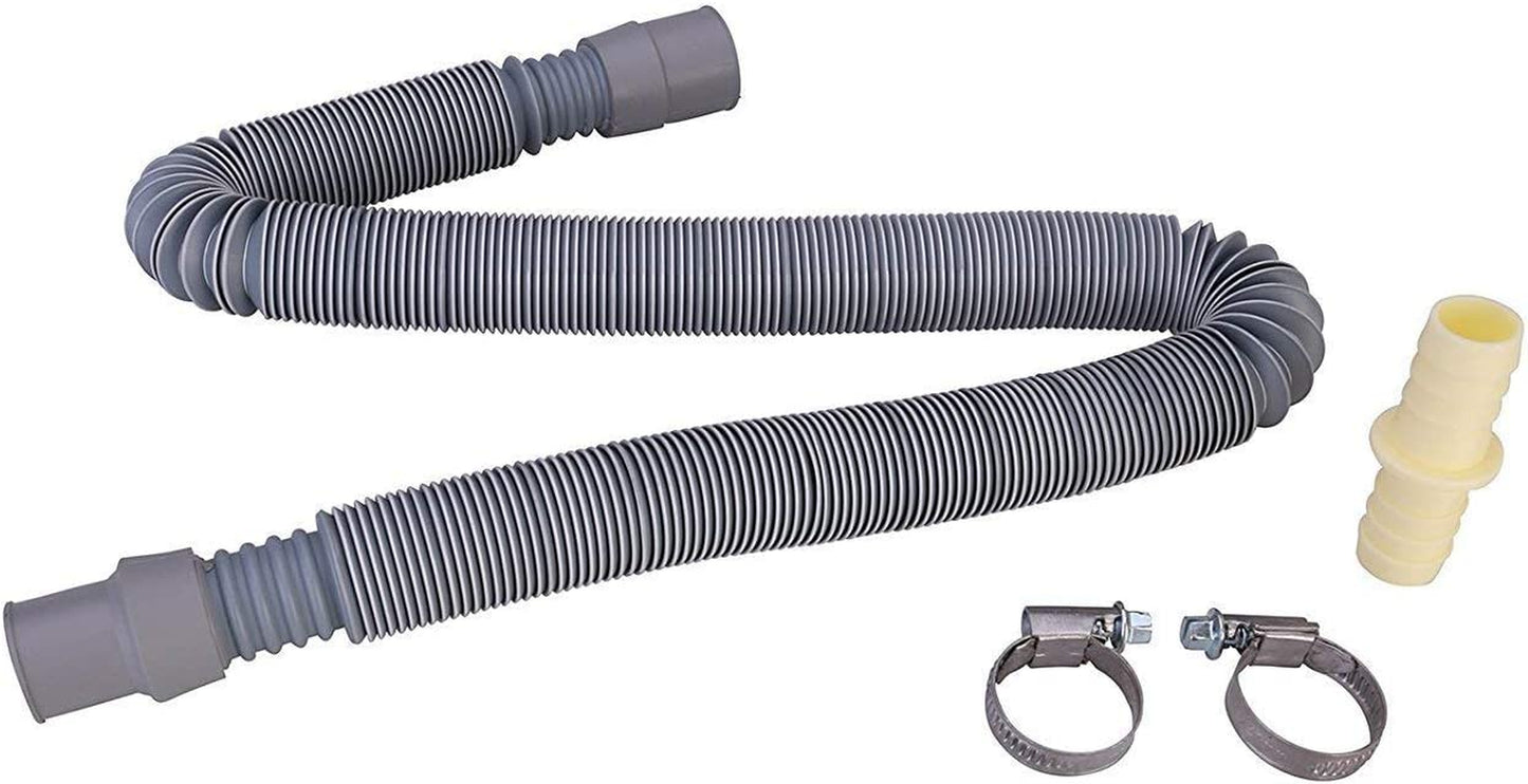 Drain Hose Extension Kit for Washing Machines Dishwashers 70-200 Cm