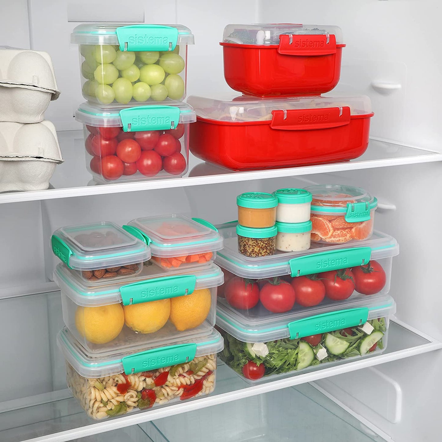 New Home Kitchen Storage & Organisation Gift Pack | 18 Food Storage Containers with Lids | Lunch Boxes, Meal Prep Containers, Pantry Storage, Microwave Food Steamers & More | Bpa-Free