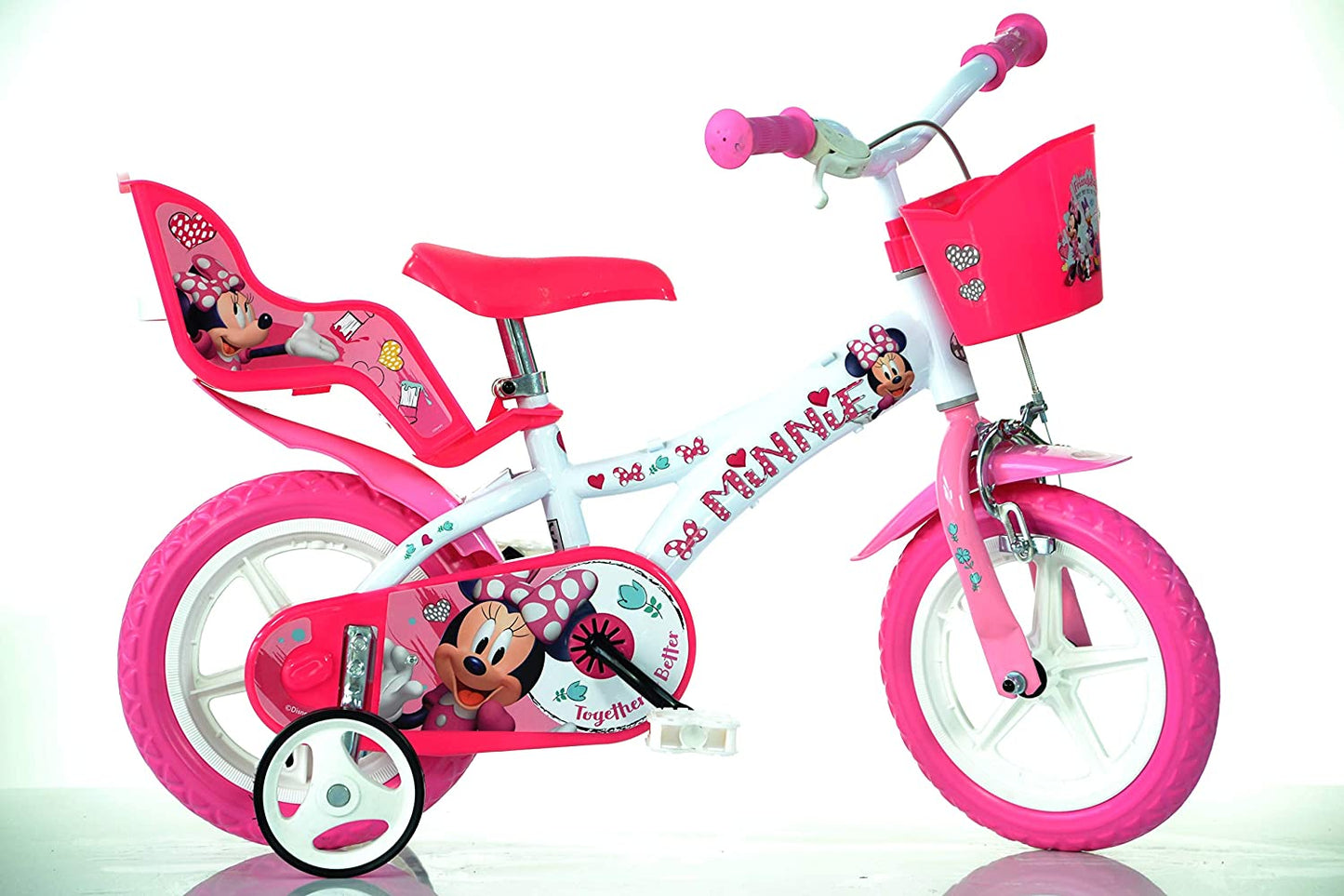 612L-NN Minnie Bicycle, 12-Inch Mouse, Pink