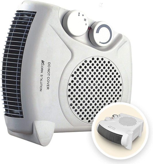 Electric Fan Heater, Portable 2KW Fan Heater with Adjustable Thermostat (Fan Heater)