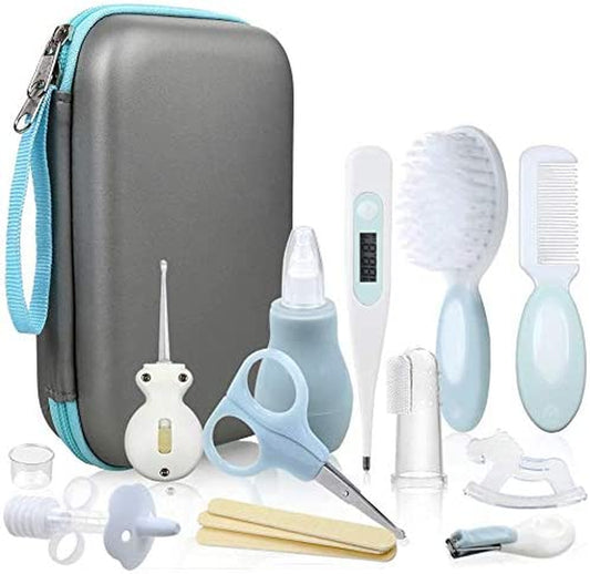 Baby Health Care Kit - Baby Grooming Kit Newborn Baby Care Accessories, 15PCS Safety Cutter Nail Care Set, Nursery Baby Care Kit For