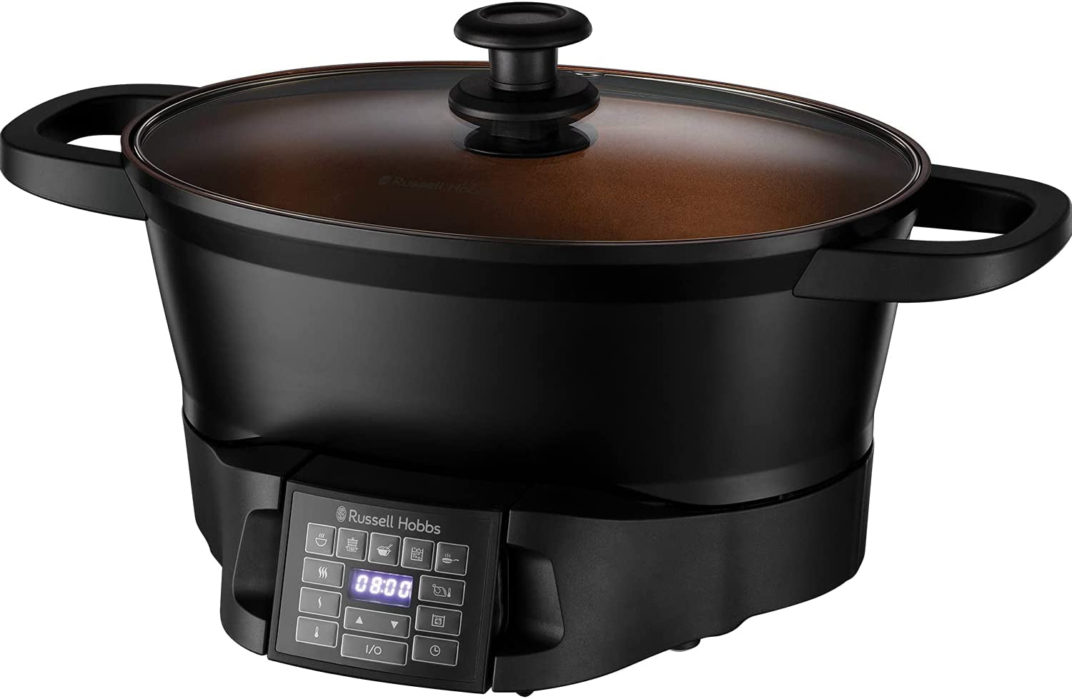 28270 Good-To-Go Multicooker - 8 Versatile Functions Including Slow Cooker, Sous Vide, Rice and Food Steamer, Black, 750 Watt