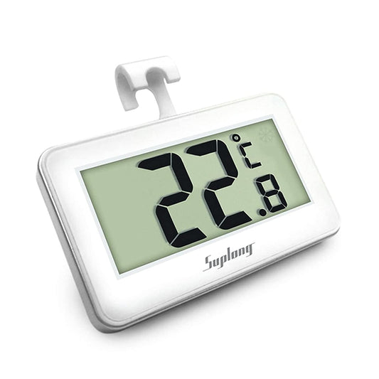 Fridge Thermometer Digital Refrigerator Thermometer,  Digital Waterproof Fridge Freezer Thermometer with Easy to Read LCD Display(1)