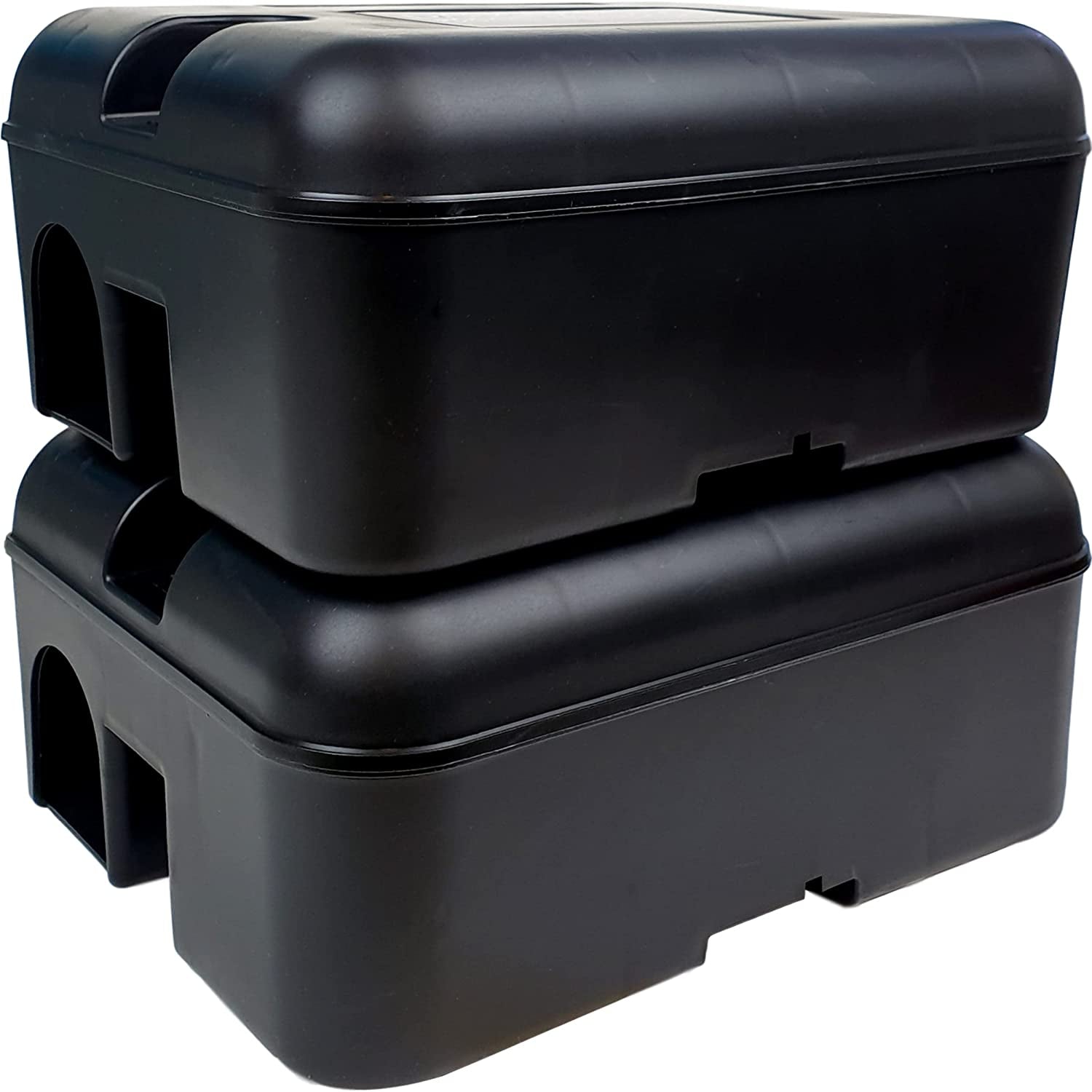 Roshield 2X LARGE Rat Poison Bait Boxes | PROTECT CHILDREN & PETS | Outdoor/Indoor Usage for All Rat Poisoning & Variety of Rat Traps (Empty) | for Rat Traps That Kill Instantly & Rat Poisoning Blocks