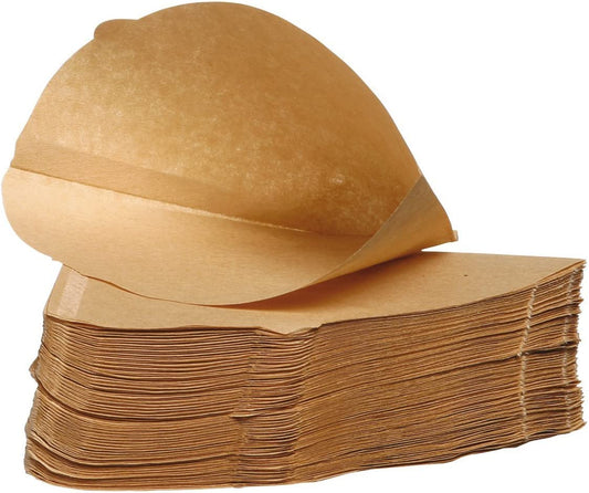 Filtropa Unbleached Coffee Filter Papers Size 4 (Four), 100% Natural, Pack of 100