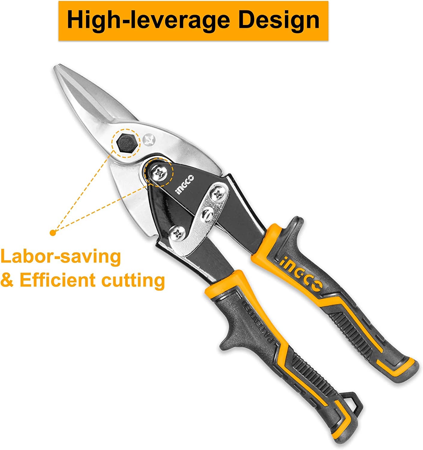 Tin Snips Aviation Snip Set Left Right Straight Cut Snips for Sheet Metal Cutting Pliers Nippers Snip HTSNK0110