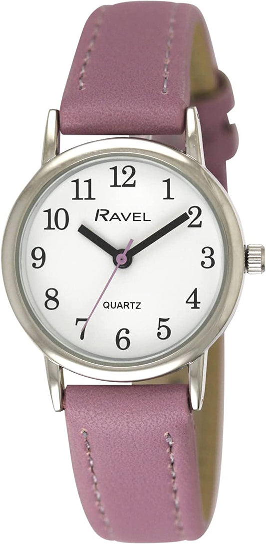 - Women'S Pastel Coloured Everyday Silver Tone Watch - Analogue Quartz - R0137