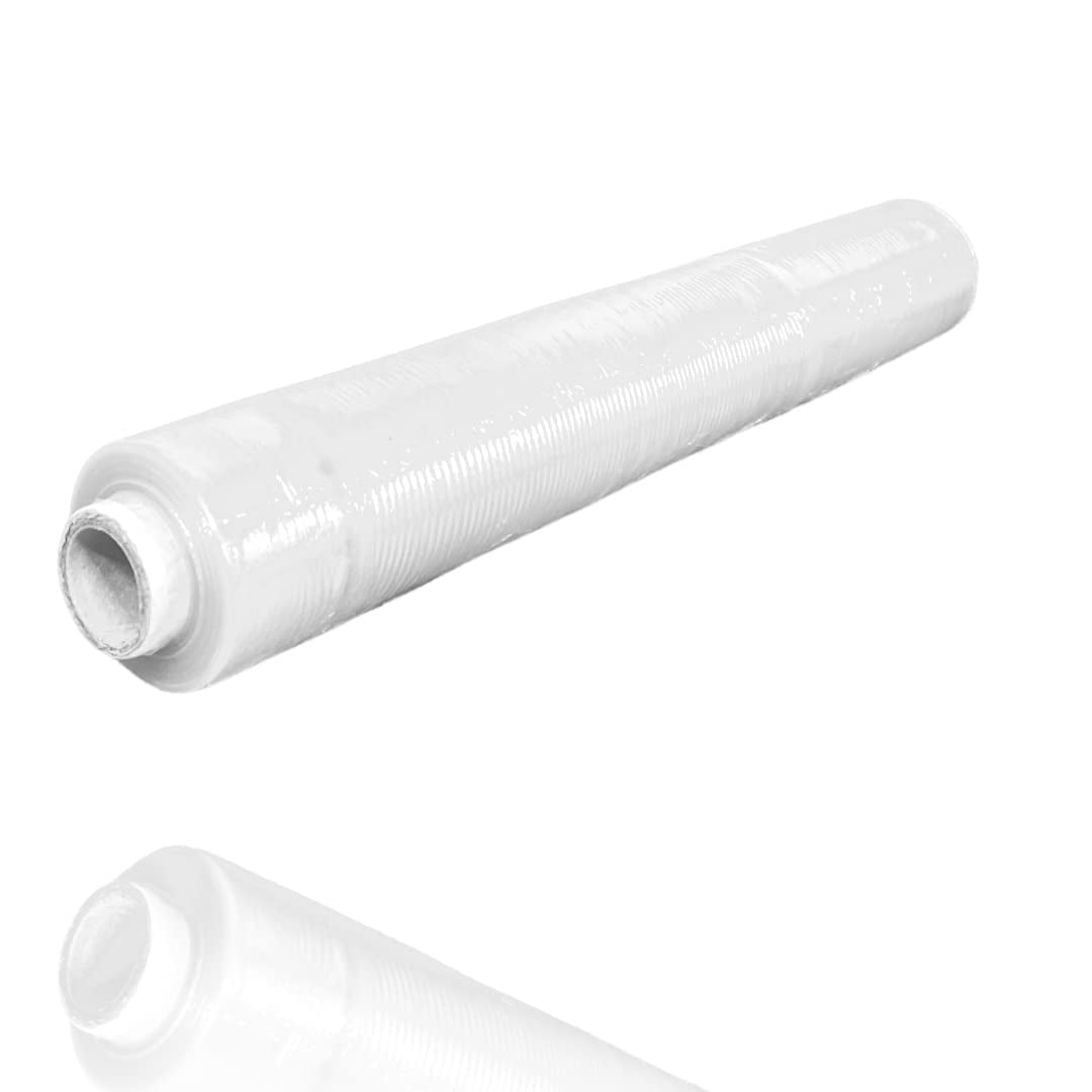 2 X Clear Heavy Duty Strong Rolls Pallet Shrink Wrap Packaging Cling Film (400Mm X 250M)