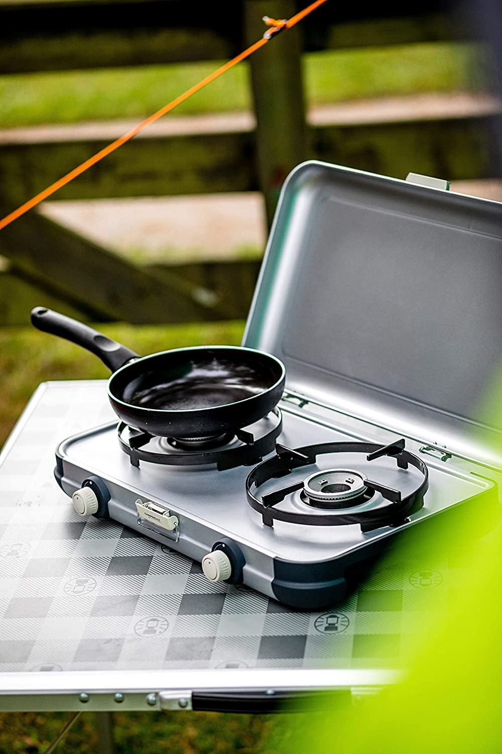 , Portable Two Burner Gas Cooker, Outdoor Grill