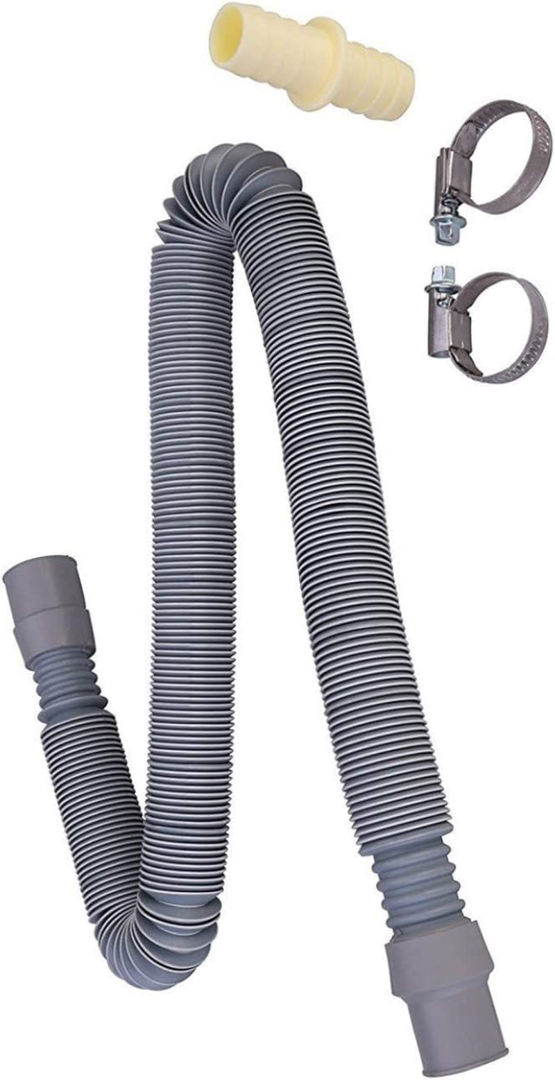 Drain Hose Extension Kit for Washing Machines Dishwashers 70-200 Cm