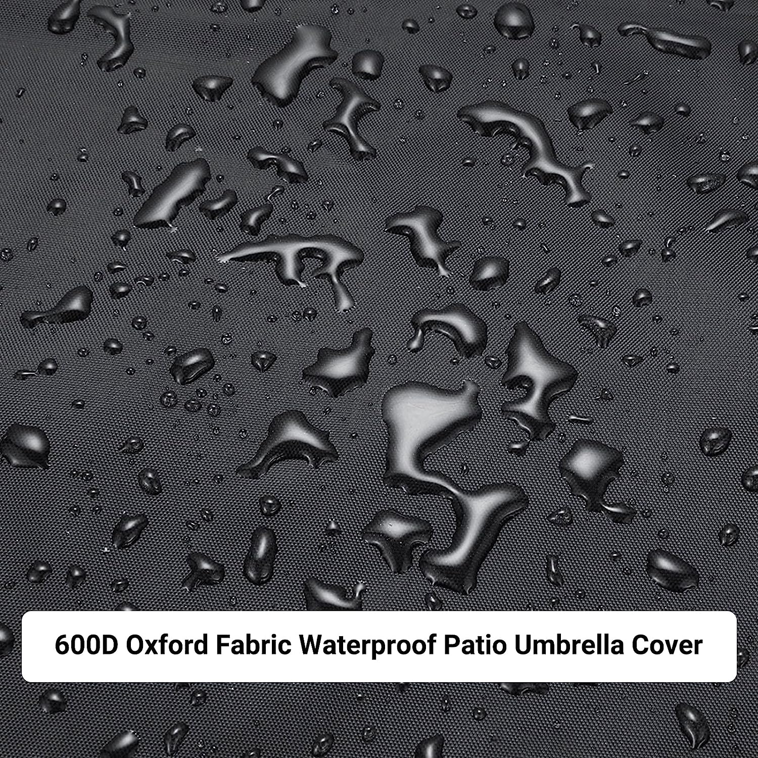 Cantilever Parasol Cover Waterproof, Fit for 2.5M 2.7M 3M 4M Patio Large Overhanging Outdoor Parasol,600D Oxford UV Resistant Windproof Garden Umbrella Cover with Zip