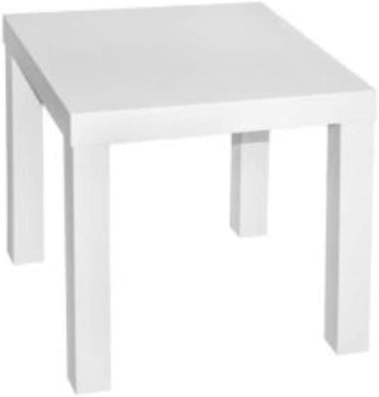Side Table, Wood, White, 55 X 55 X 45 Cm