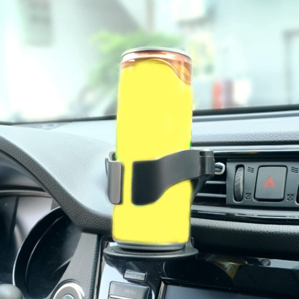 Car Cup Holder, Air Vent Cup Holder with Adjustable Base, Car Cup Holder for Ventilation Suitable for Bottle Coffee Cup Beverage Can