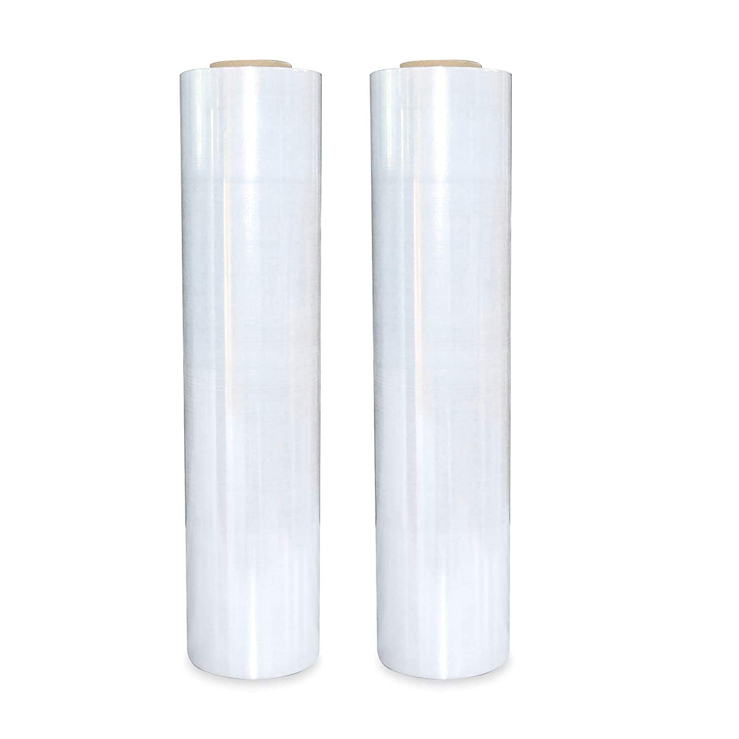 2 X Clear Heavy Duty Strong Rolls Pallet Shrink Wrap Packaging Cling Film (400Mm X 250M)