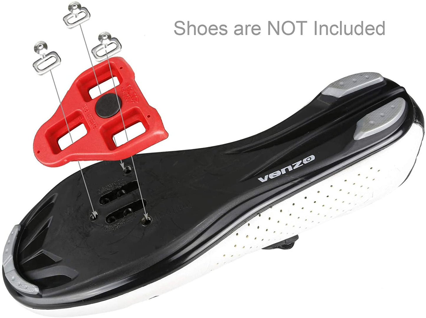 Compatible with Peloton Look Delta (9 Degree) Bike Cleats - Indoor Cycling & Road Bike Bicycle Cleat Set - Fully Identical or Compatible with Peloton Indoor Bikes Pedals and Shoes