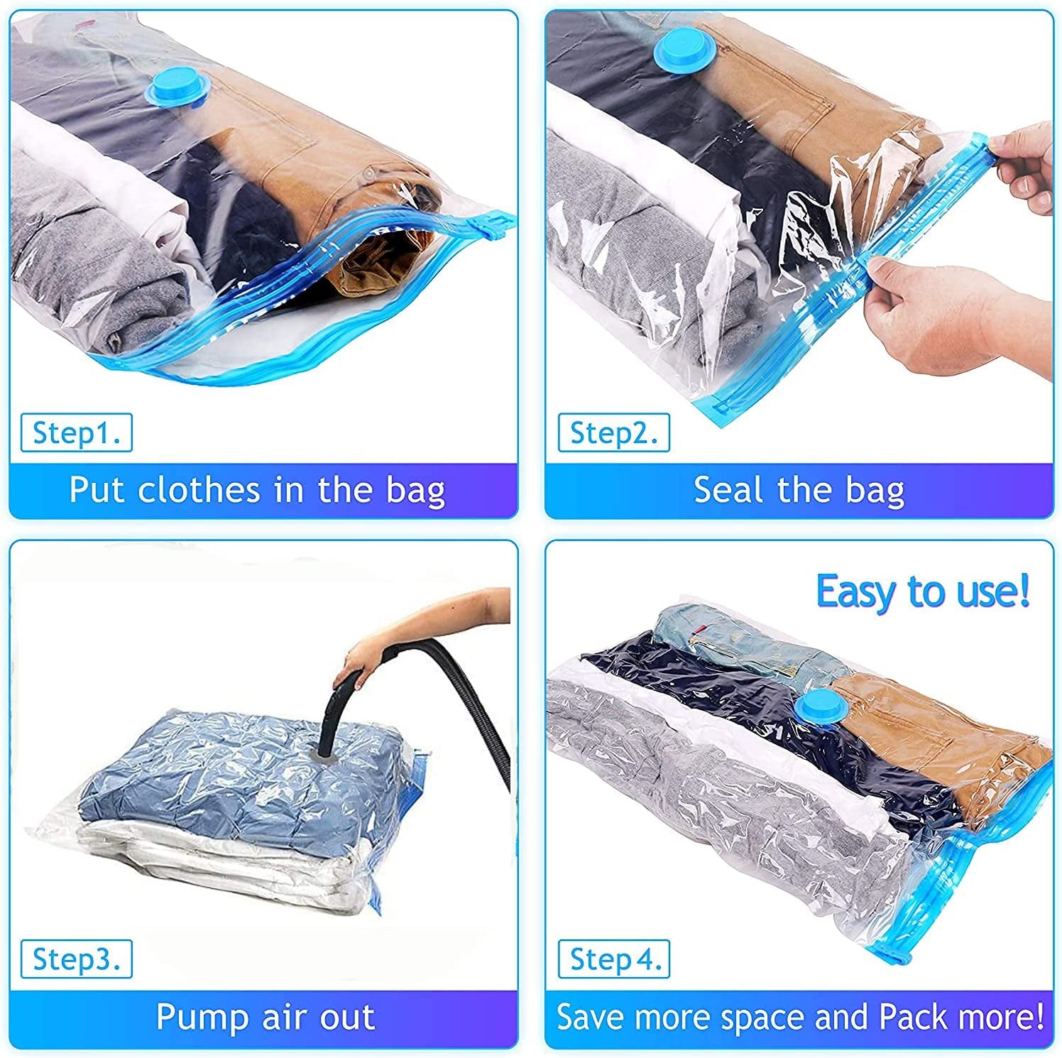 Airtight bags deals for clothes