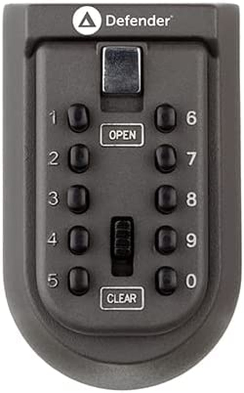 Mini Combination Outdoor Key Safe - Waterproof Wall Mounted Push Button Keysafe Outdoor Key Box - Free Fixing Kit - Wall Mount Key Lock Box - Push Button Wall Mounted Key Safe - Key Cabinet