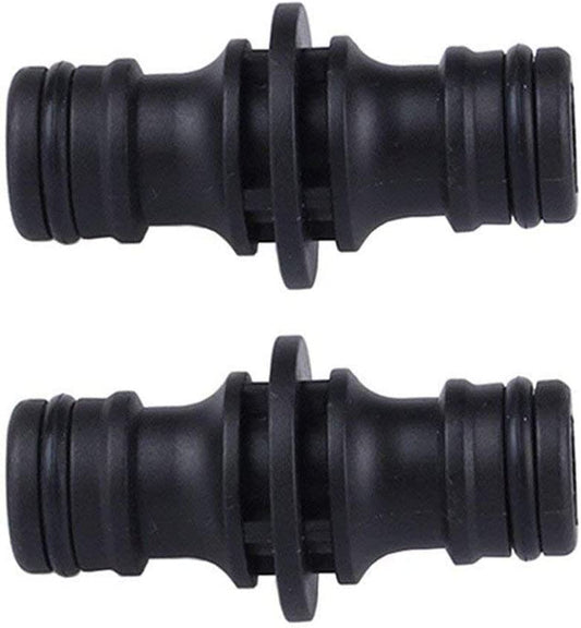 2 Pack Double Male Hose End Connector Extender for Join Garden Hose Pipe Tube