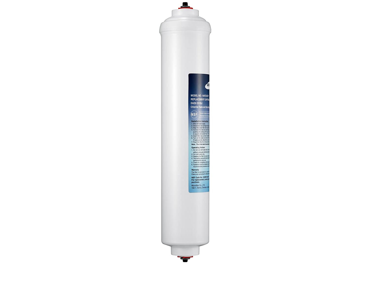 DA29-10105J External In-Line Fridge Water Filter for  RSH7UNRS1/XEU American Style Fridge Freezer Side by Side