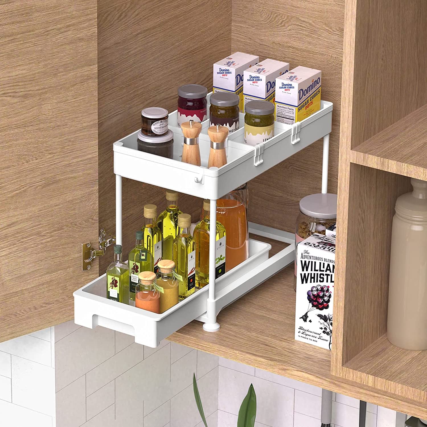 Under sink store storage caddy