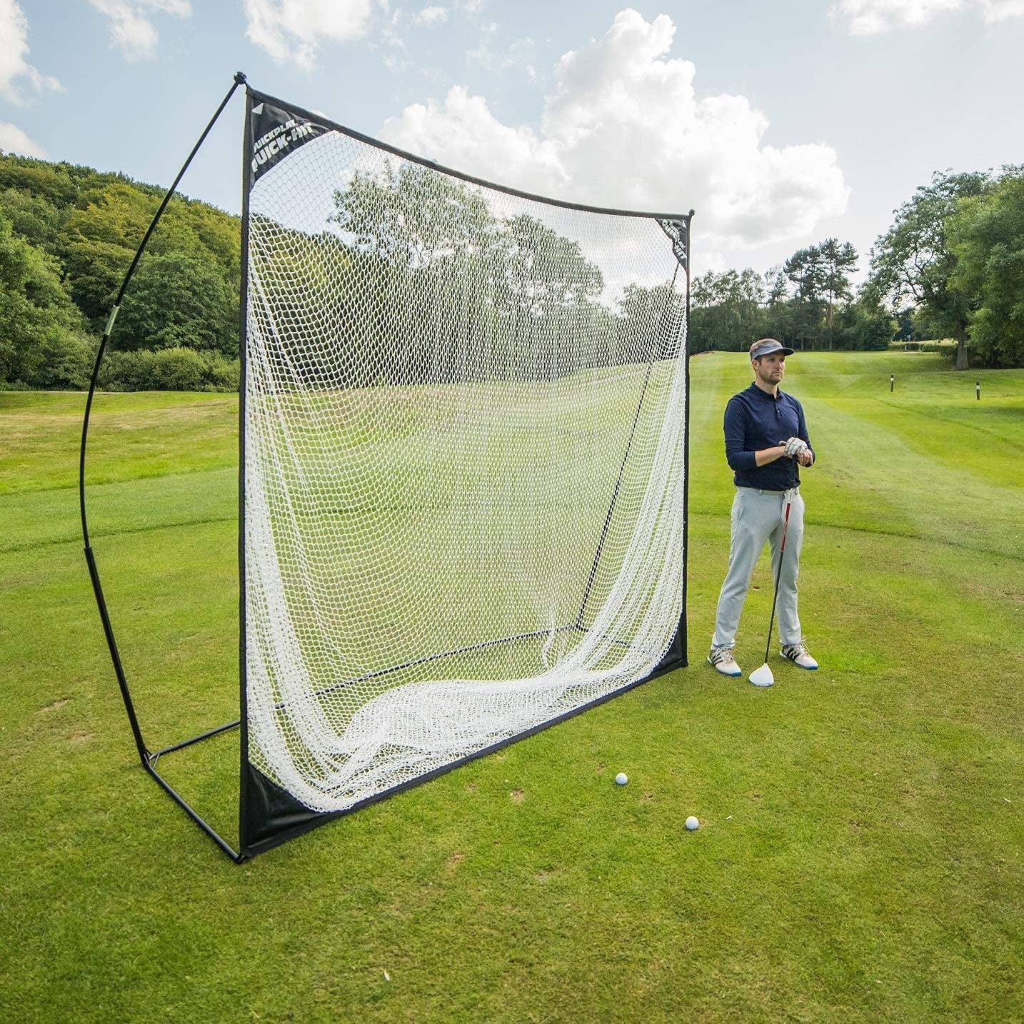 QUICKPLAY Quick-Hit 8 X 8' Multi-Sport Hitting Net