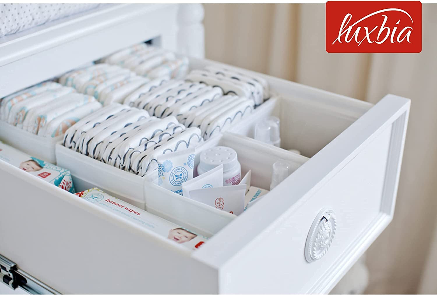 Baby clothes shop drawer organiser